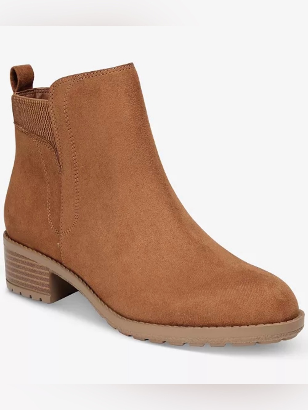 Style & Co Graciee Bran Women's Tan Ankle Boots Lug Booties Sz 5 - NWT